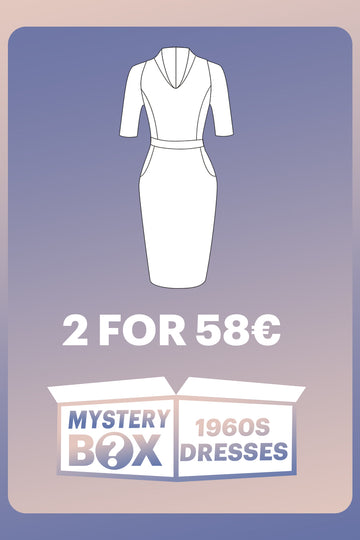 ZAPAKA MYSTERY BOX 2 x Jurken uit de jaren 60